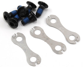 Shimano SM-RT66 close-up of included mounting bolts for fast, secure installation