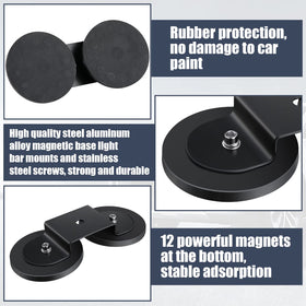 Shimeyao metal bracket threaded hole for secure lamp screw attachment