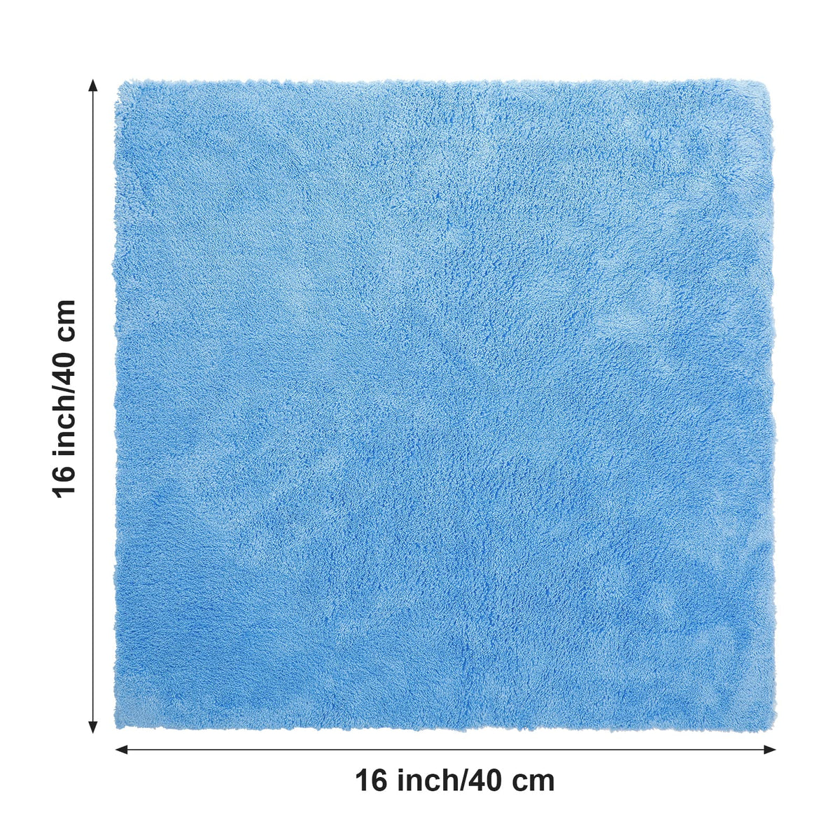 Shimeyao close-up of 500GSM pile demonstrating plush absorbency benefit