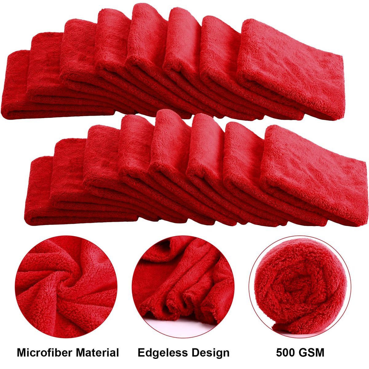 Shimeyao edgeless towel edge detail preventing surface marks