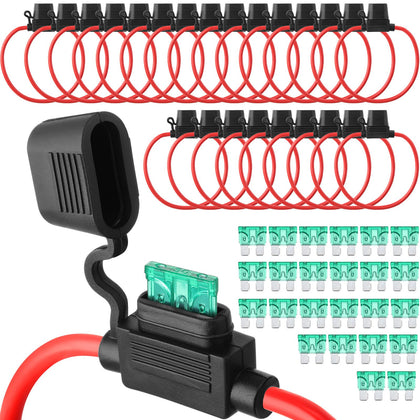 Shimeyao front packaging showing 24 holders and fuses for quick restocking