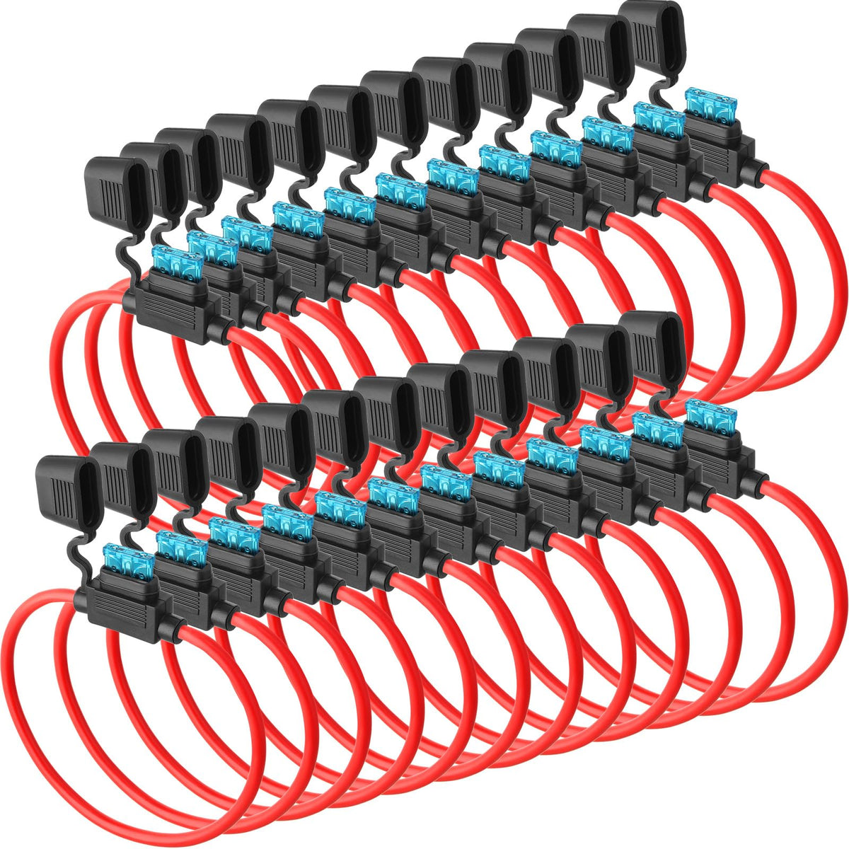 Shimeyao open inline fuse holder showing fuse fit, enabling straightforward service