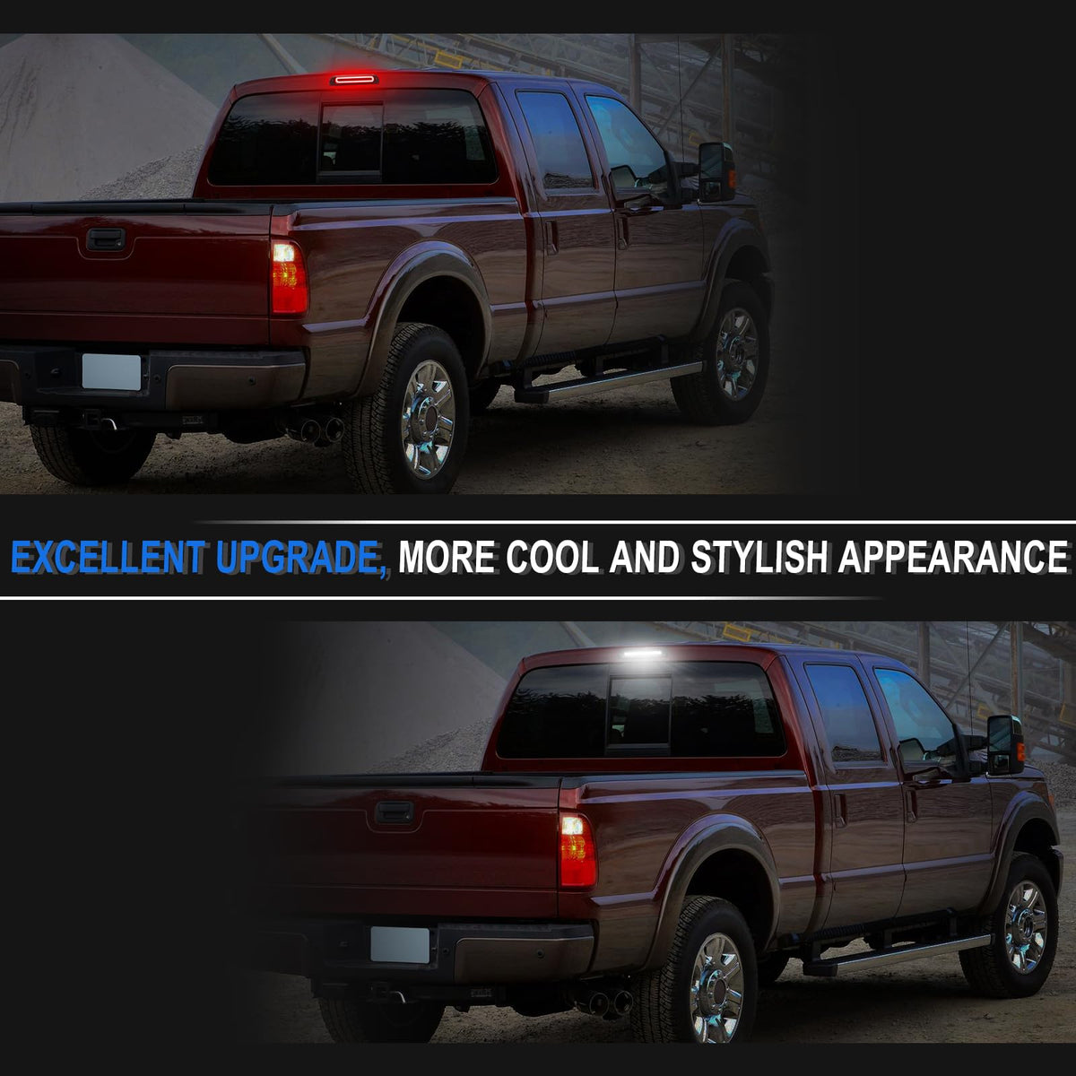 SHINEFIT installed on truck rear demonstrating direct-fit replacement