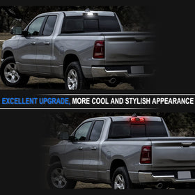 SHINEFIT lifestyle image of Ram 1500 at home with upgraded rear third light