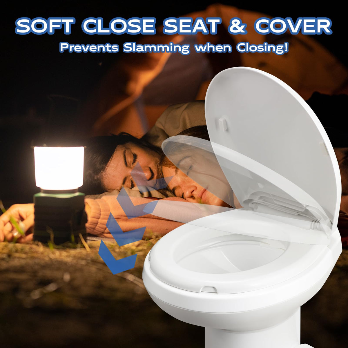 Shineforu installed in RV bathroom showing space-saving design and home-like comfort