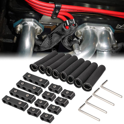 SHINEHOME kit front packaging showing separators and boot protectors, quick identification benefit