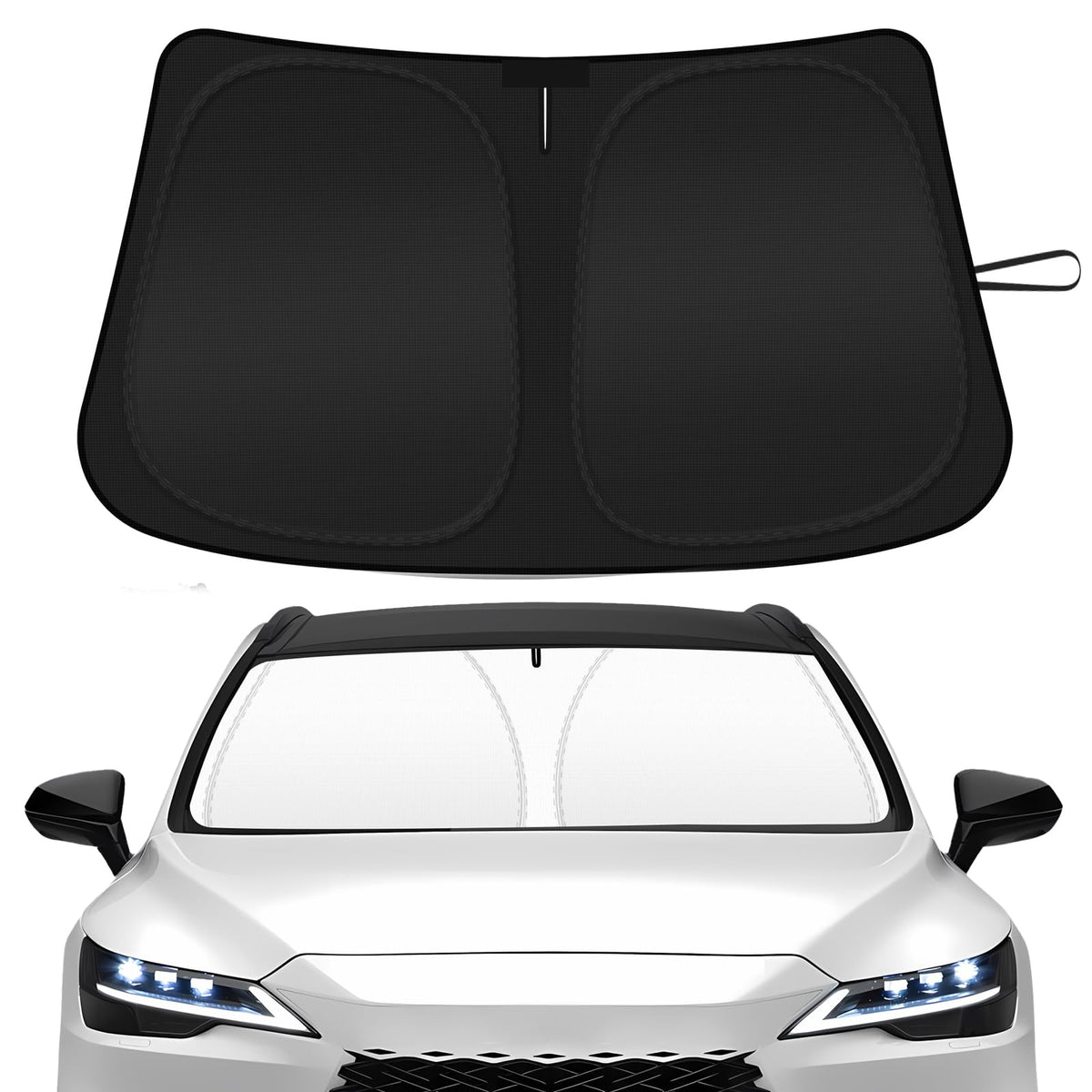 SHINEHOME front packaging showing custom fit for Lexus RX350 and easy benefits