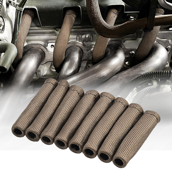 SHINEHOME front packaging showing eight titanium boot sleeves and benefits