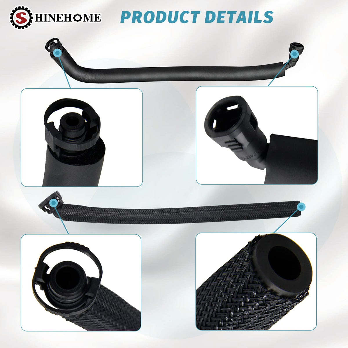 SHINEHOME product label with part numbers for easy vehicle compatibility checking