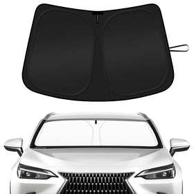 SHINEHOME sun shade fitted on Lexus RX windshield for full coverage and cooling