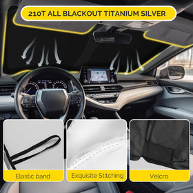SHINEHOME showing side profile coverage on Lexus RX windshield for protection