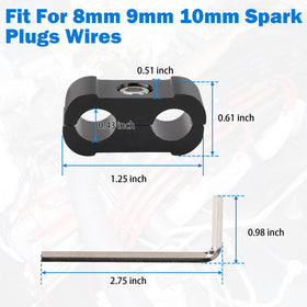 SHINEHOME long separator guiding wires away from manifold to reduce heat and contact