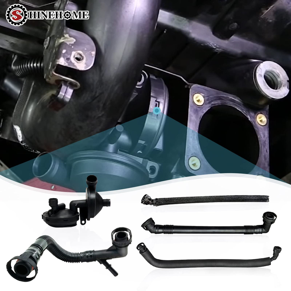 SHINEHOME hose resisting oil exposure to show durability and long service life