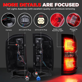 SHINEHOME reverse light activated illustrating clear backup illumination
