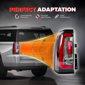 SHINEHOME tail light lit reverse signal demonstrating clear white illumination
