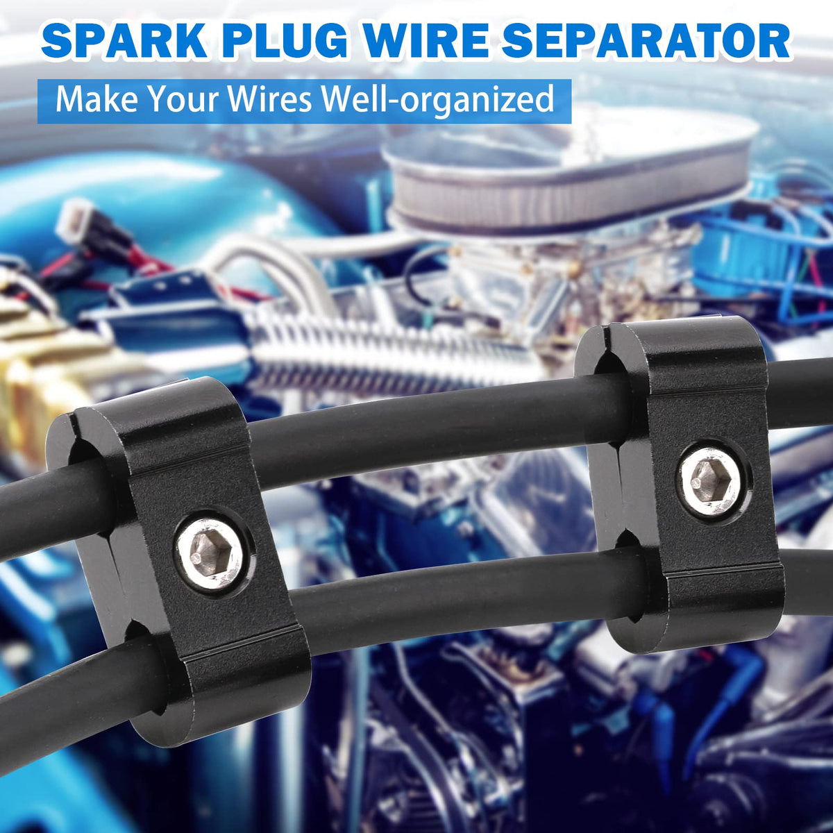 SHINEHOME separators lined up to show long and short pieces for flexible spacing and fit