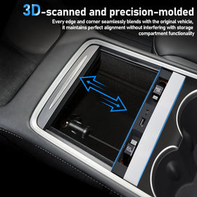 SHINELINERS sliding cover and four ports close-up highlighting protection