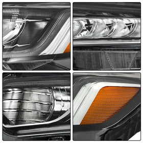 SHINESELL side profile of headlight showing factory-matched finish and alignment