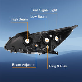 SHINESELL LED DRL illuminated detail demonstrating daytime visibility improvement