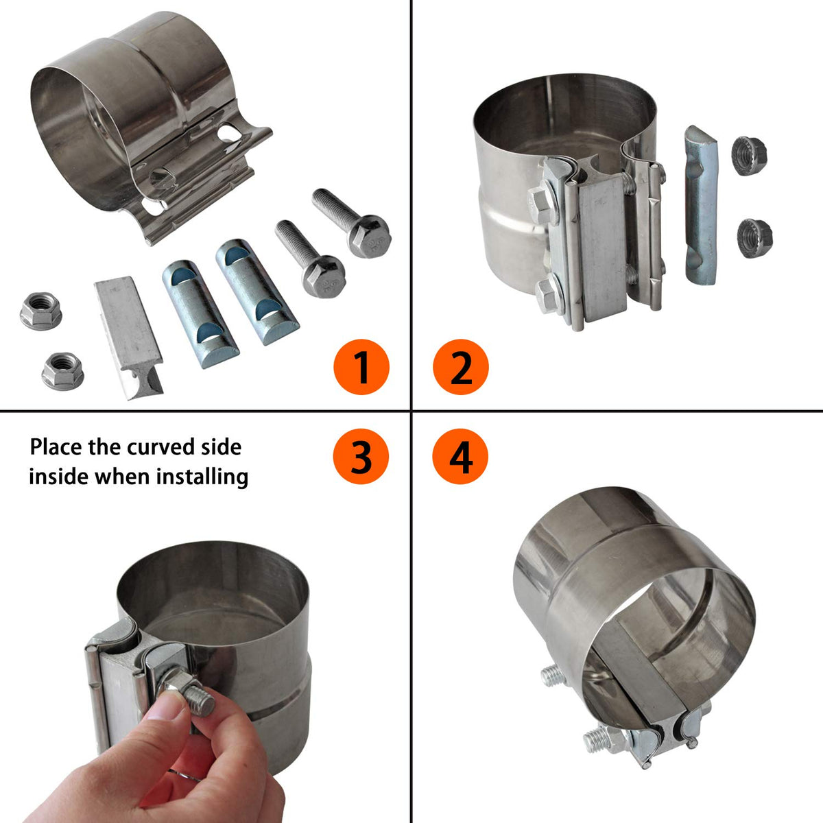 Shineyoo clamp preinstalled hardware detail aiding quick installation benefit