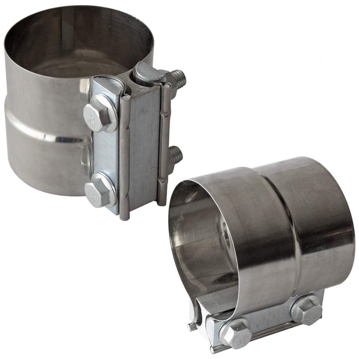 Shineyoo clamp front view showing full-wrap band and seal benefit