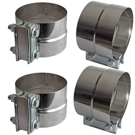 Shineyoo front view of 5-inch clamp pack showing durable stainless construction and easy selection