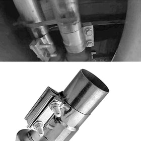 Shineyoo clamp beside ruler for size comparison to confirm 3-inch fit before installation