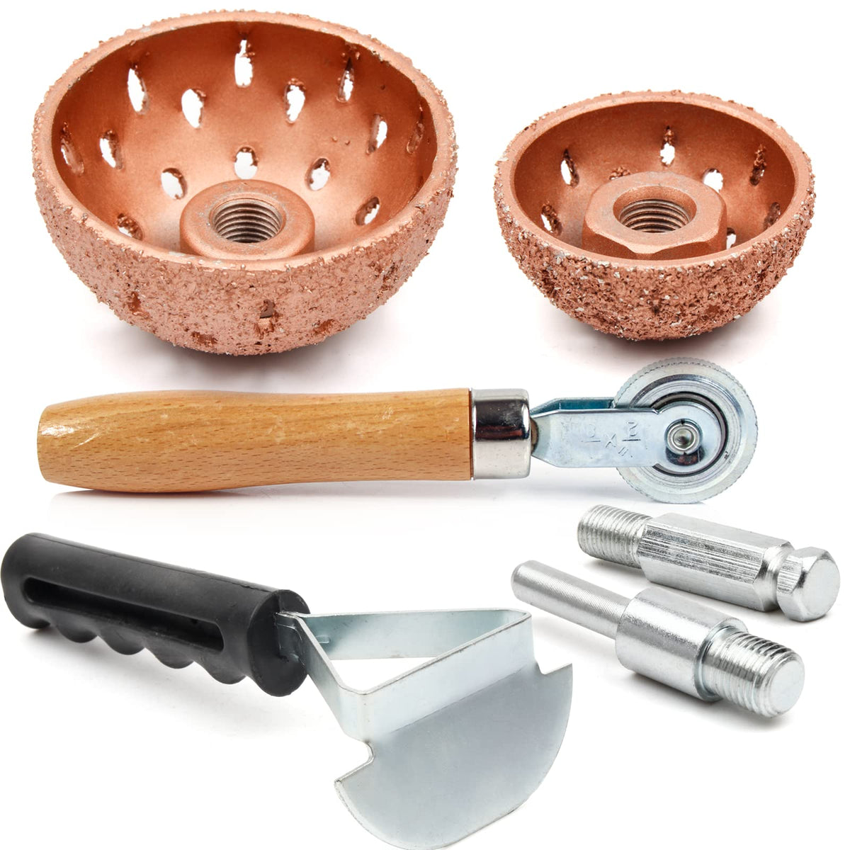 Shineyoo wheels beside ruler showing scale for correct size selection