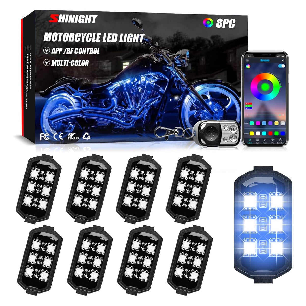 SHINIGHT front packaging showing kit contents and benefits