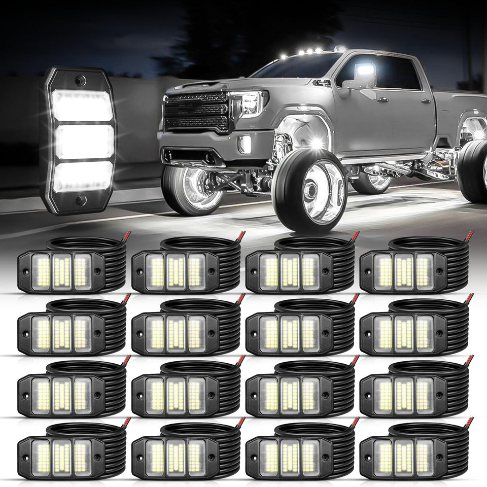 SHINIGHT front view of full 16-pod kit showing complete contents and quick install benefit