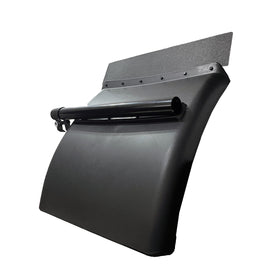 SHINJEW fender edge bent slightly to show flex and impact resistance benefit