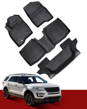 SHINJEW front floor liners showing precise fit and full coverage benefit