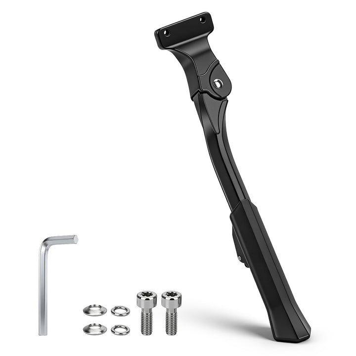 SHIQINHA kickstand front mount showing secure fit and improved stability