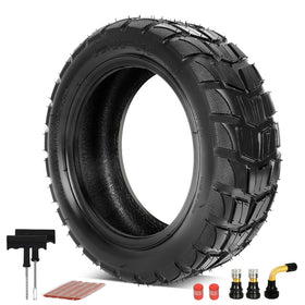 SHIQINHA front profile tire showing robust knobby tread for better traction
