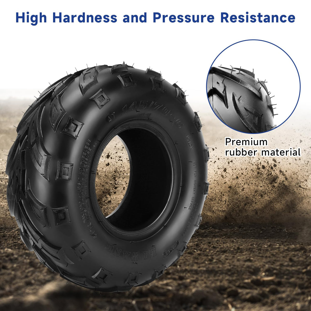 SHIQINHA tire mounted on mini bike for accurate fit visualization
