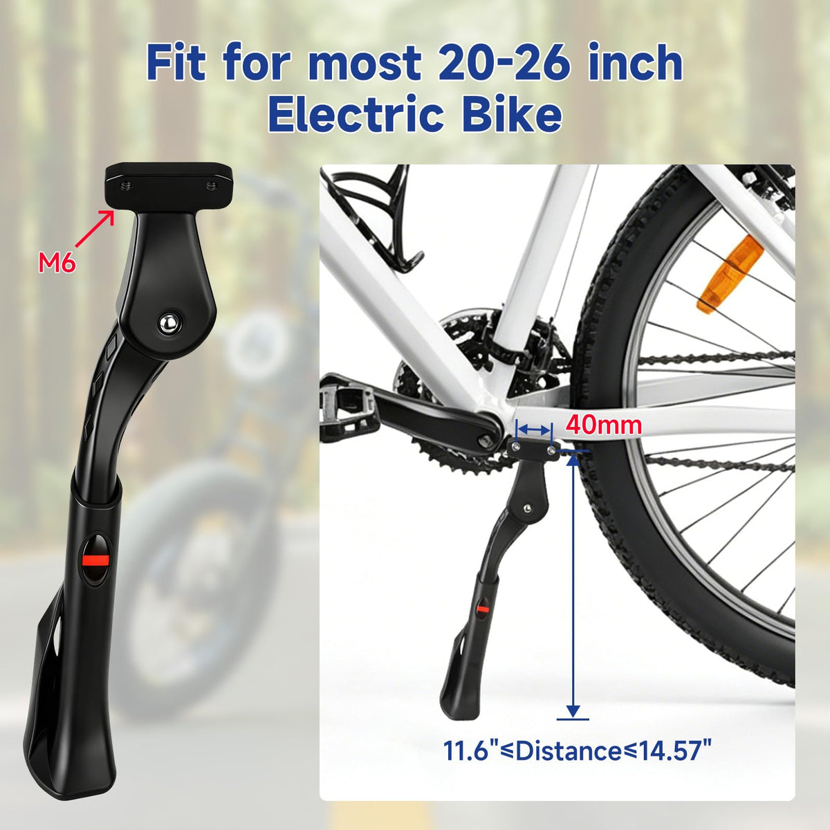 SHIQINHA kickstand adjustable length detail showing easy customization