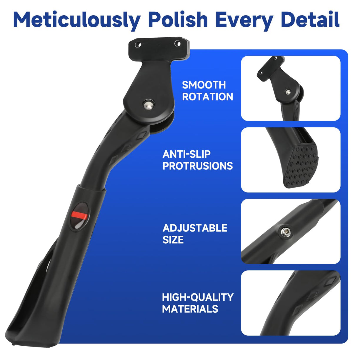 SHIQINHA length adjustment detail with screws, enables custom fit height