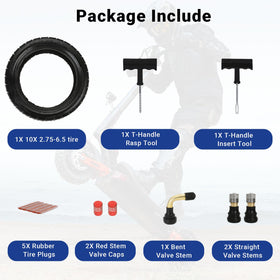 SHIQINHA tire on a scooter in an urban setting showing a quieter, smoother ride