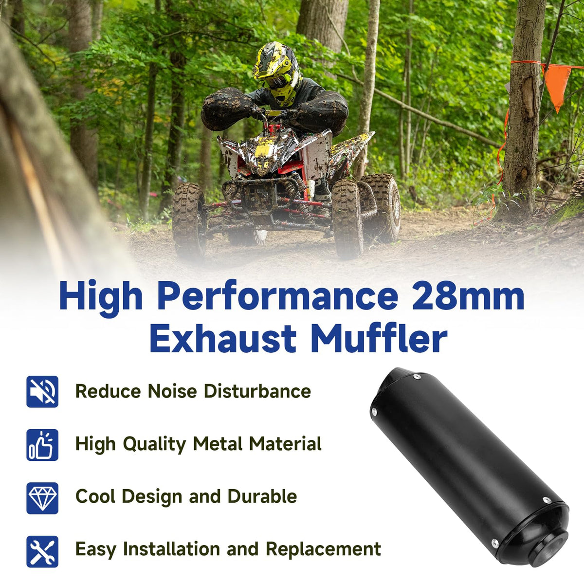 SHIQINHA reinforced exhaust clamp detail ensuring secure fit and vibration resistance