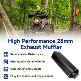 SHIQINHA reinforced exhaust clamp detail ensuring secure fit and vibration resistance
