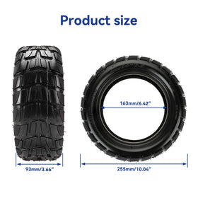 SHIQINHA tire on dirt trail illustrating improved off-road control