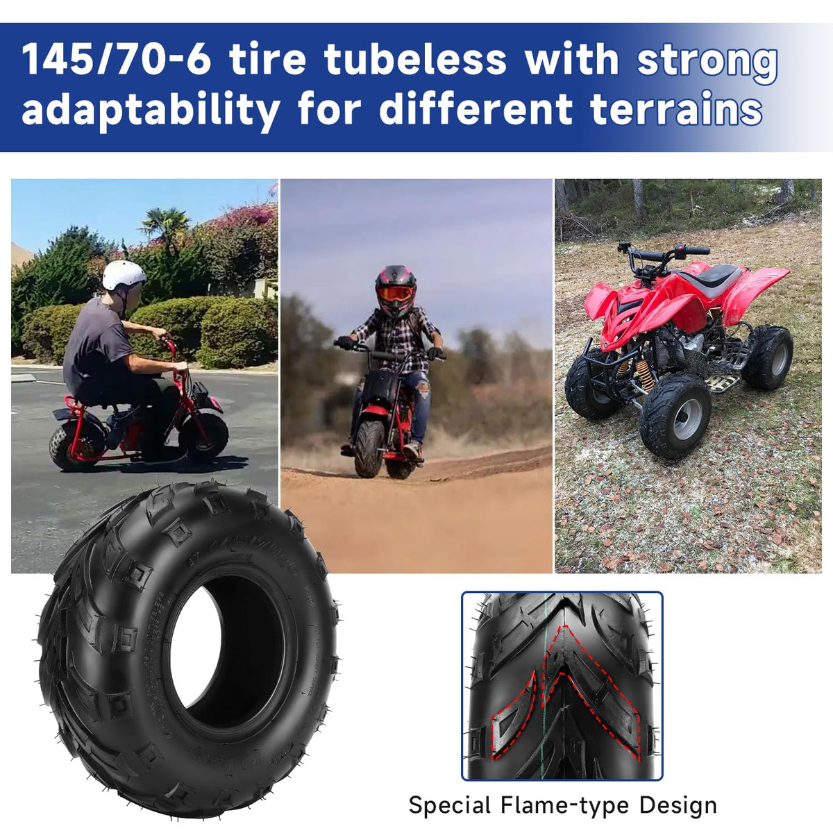 SHIQINHA tire next to ruler showing size for scale and fit clarity