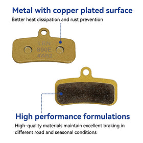 SHIQINHA pad side profile highlighting strong backing plate durability