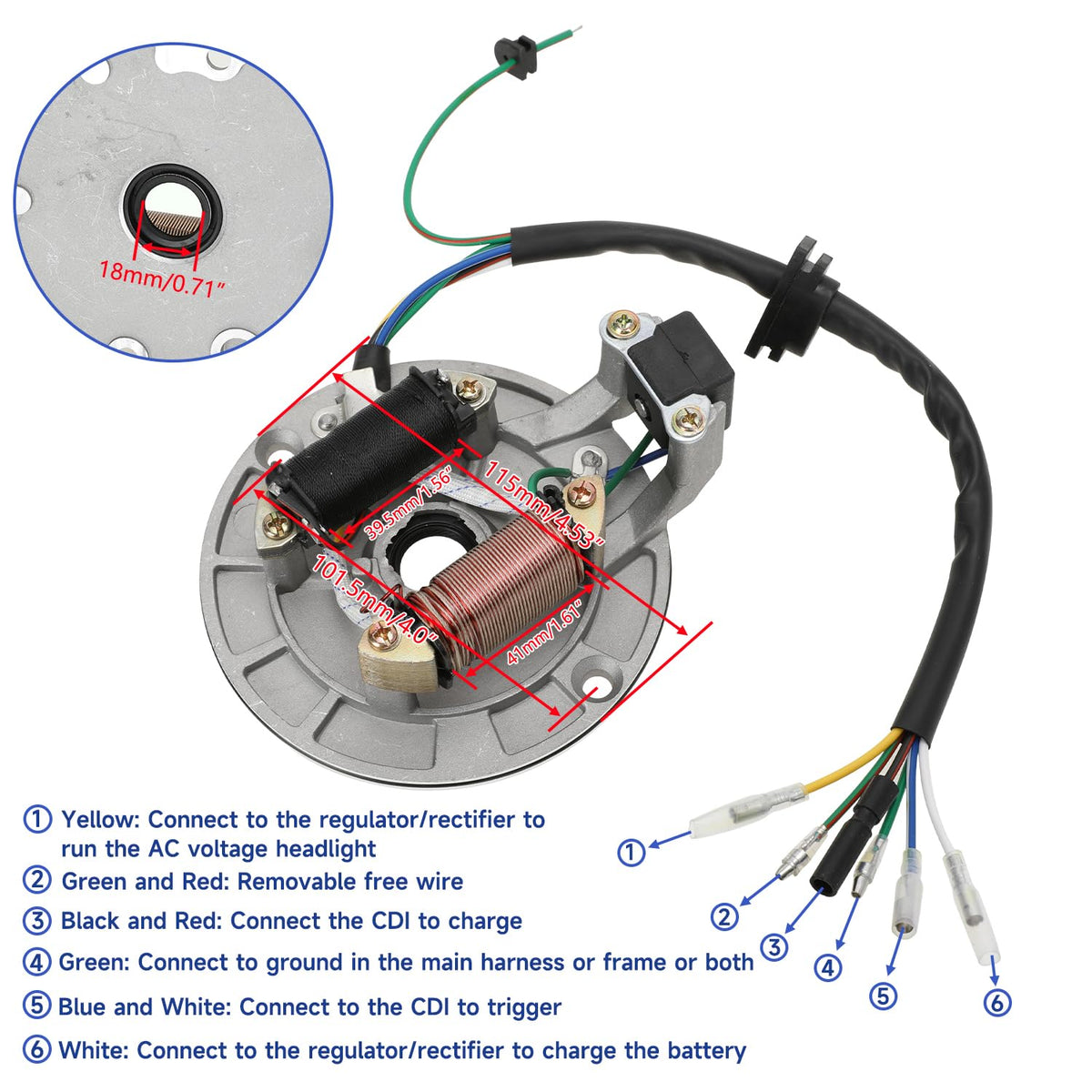 SHIQINHA connector detail showing plug end for easy plug-and-play advantage