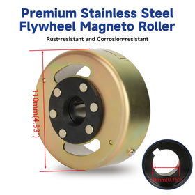 SHIQINHA stator installed in ATV engine showing ready-to-use ignition benefit