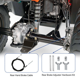 SHIQINHA cable routing under chassis showing correct fitment and tidy installation advantage