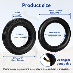 SHIQINHA inner tube side profile highlighting durable thickened rubber