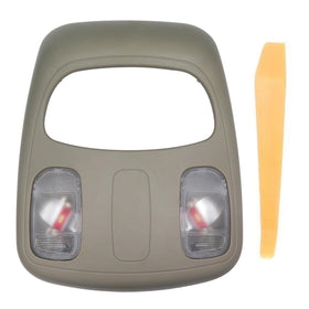 SHISHISHUN overhead console front assembly showing clean factory-style fit and restored lighting