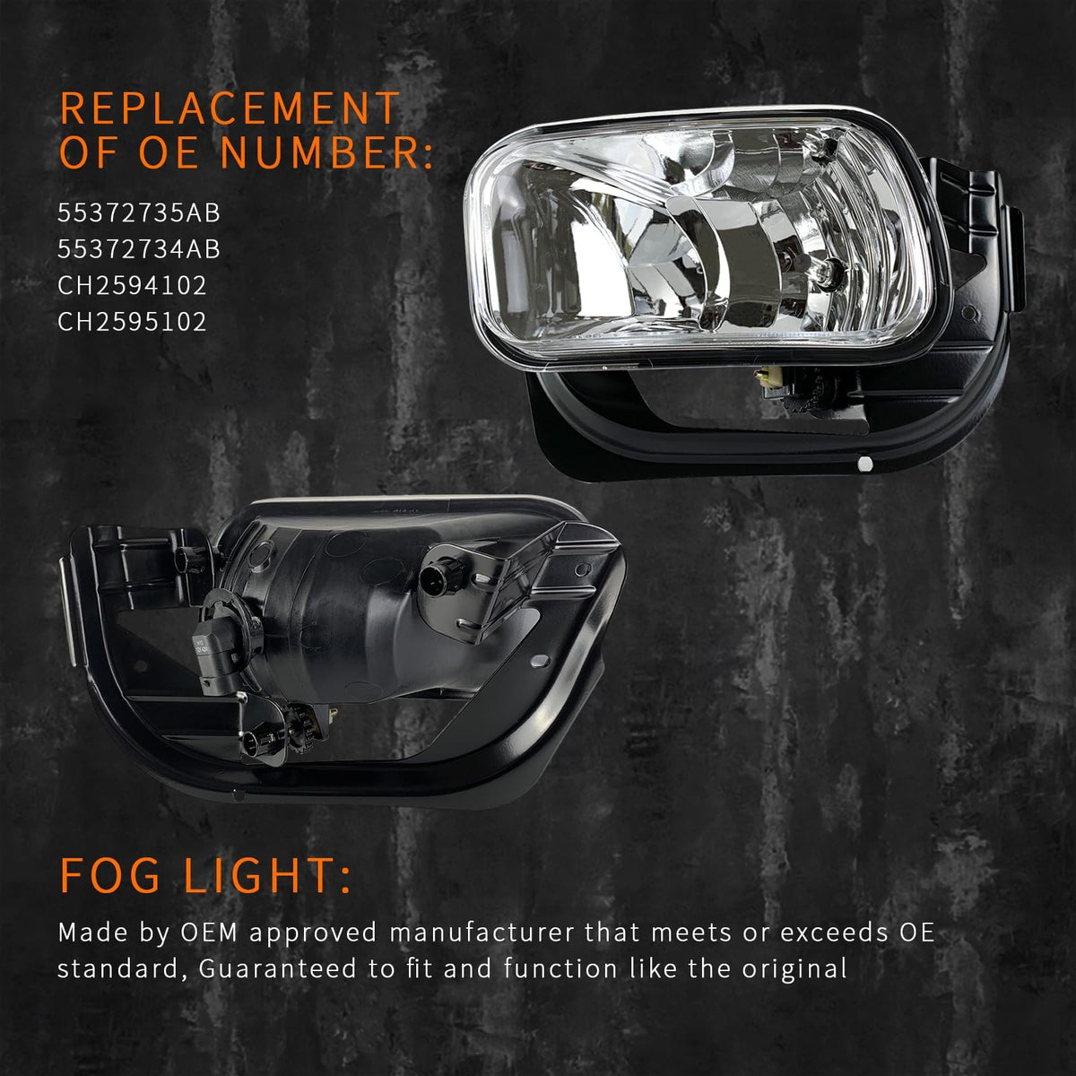 Shocklight bracket and hardware layout showing included parts for straightforward installation