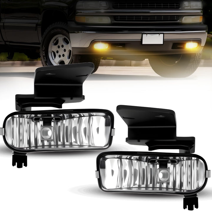 Shocklight fog lights front view showing complete left and right pair and fitment